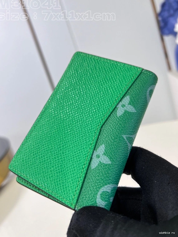 WIS Pocket LOUIS cm Organizer-7.5*11.1*1 VUITTON 0815